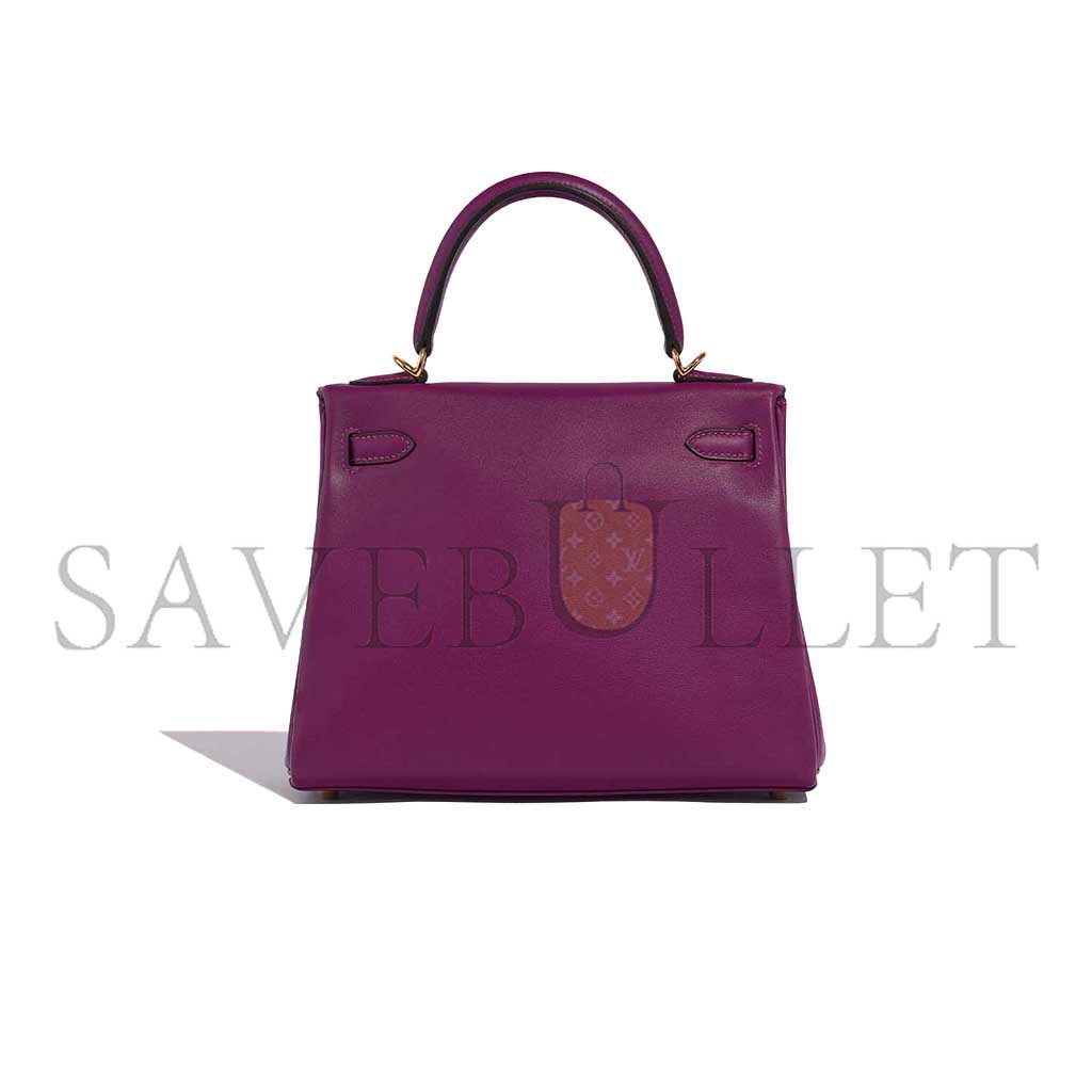 HERMÈS MASTER KELLY 25 SWIFT ANEMONE (25*17*7cm) 